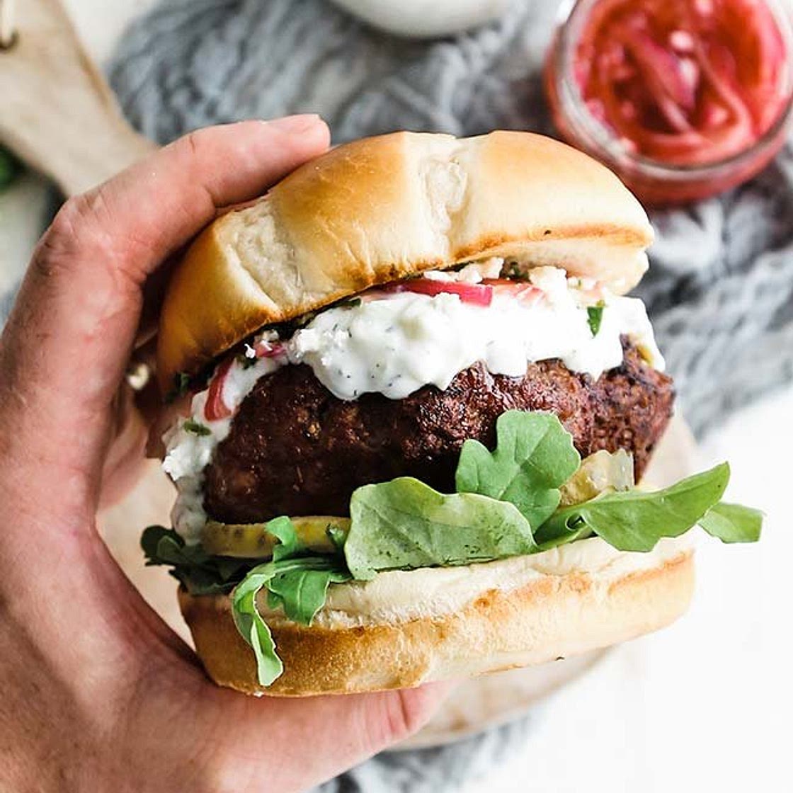 Mediterranean Lamb Burger | American Lamb