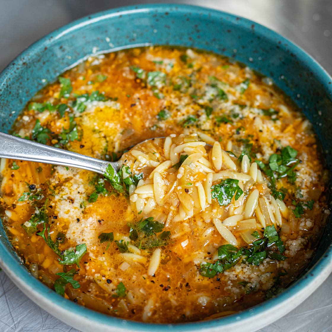 Simple Orzo Minestrone