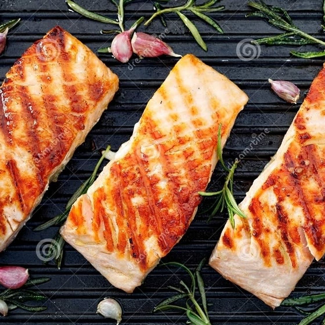 Salmón a la plancha