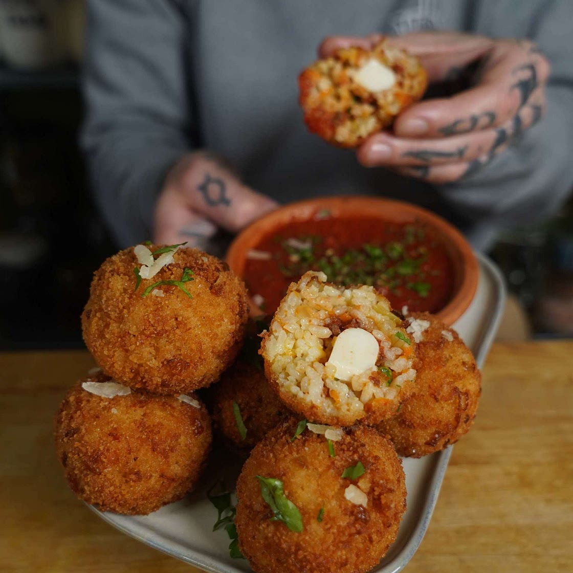 Arancini “zero waste rice”