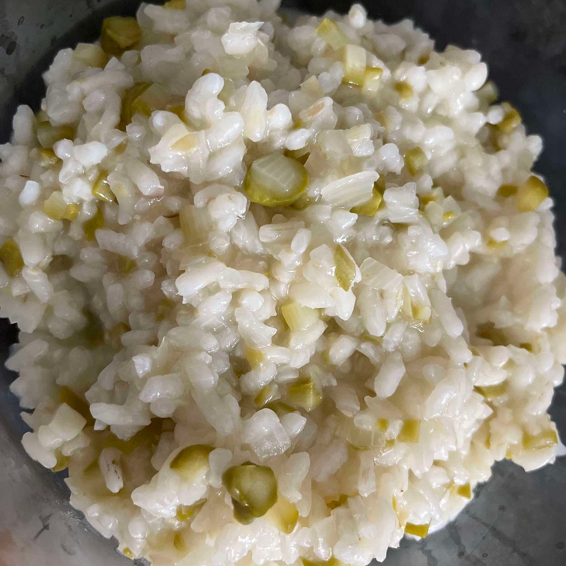 Asparagus risotto for baby 