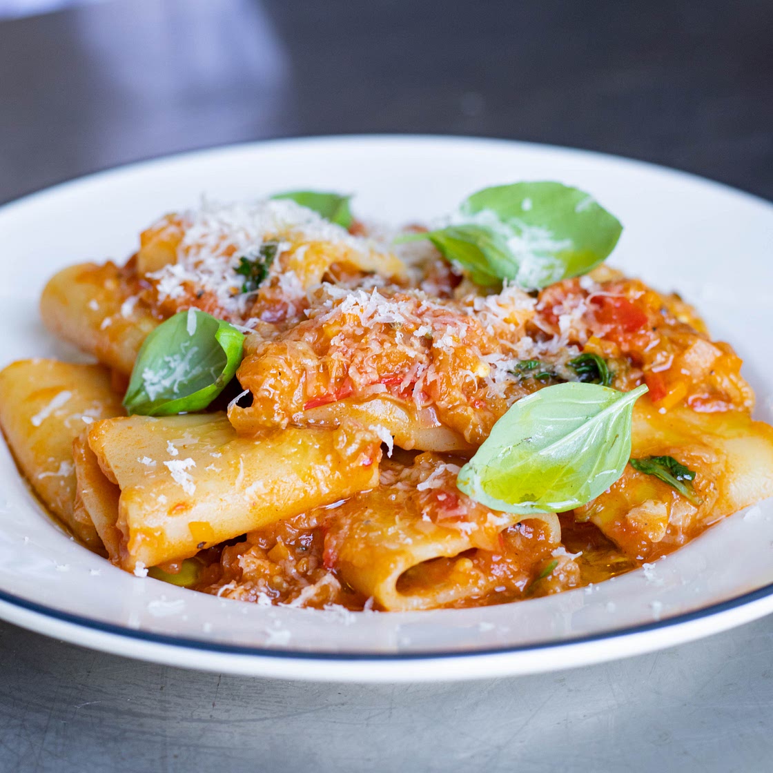 Smoky Pulled Aubergine Ragu