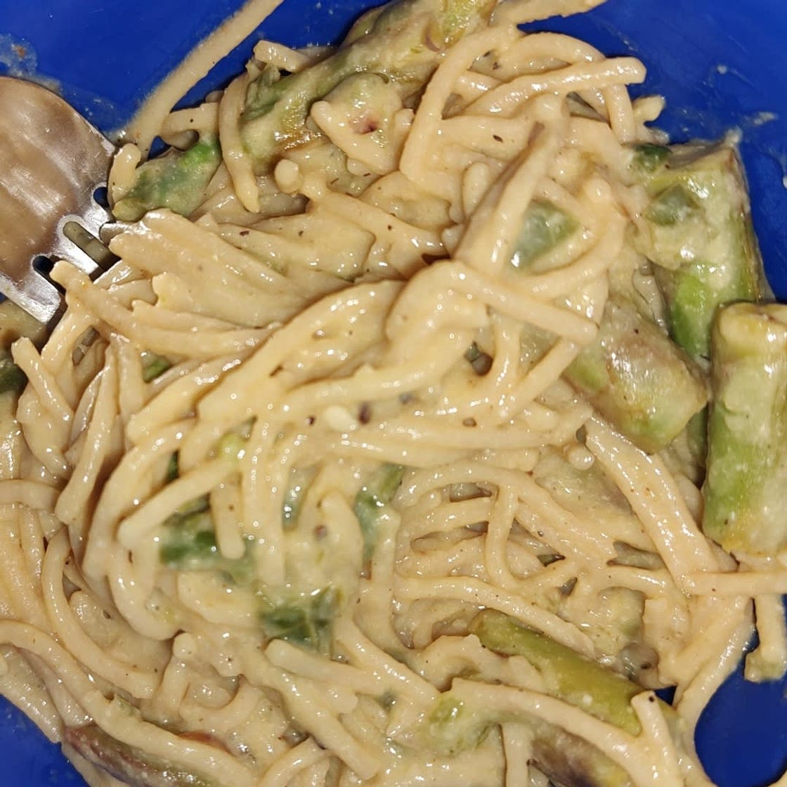 15 Minute Lemon Asparagus Penne