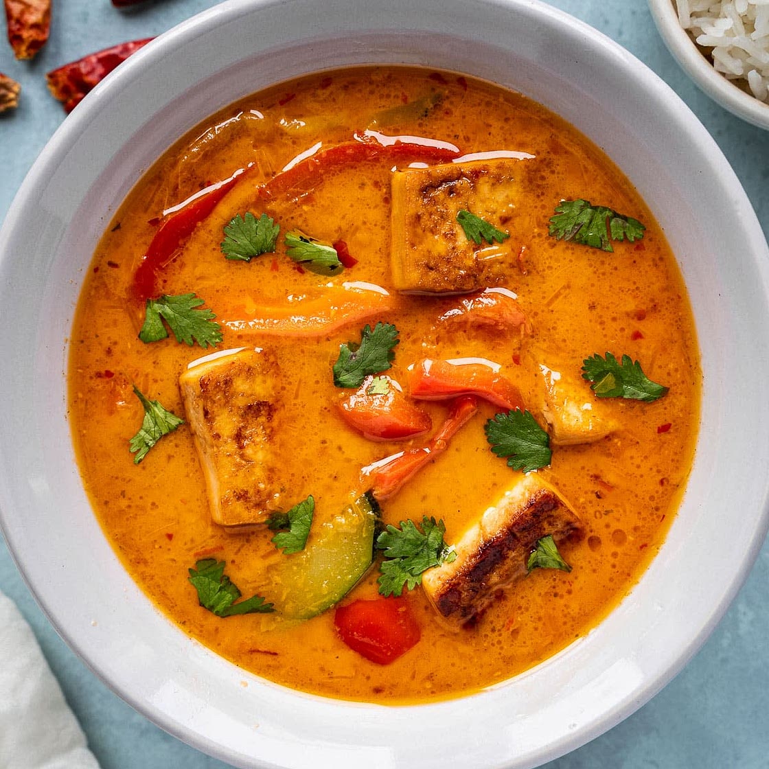 Vegetable Red Curry with Tofu (PCOS)