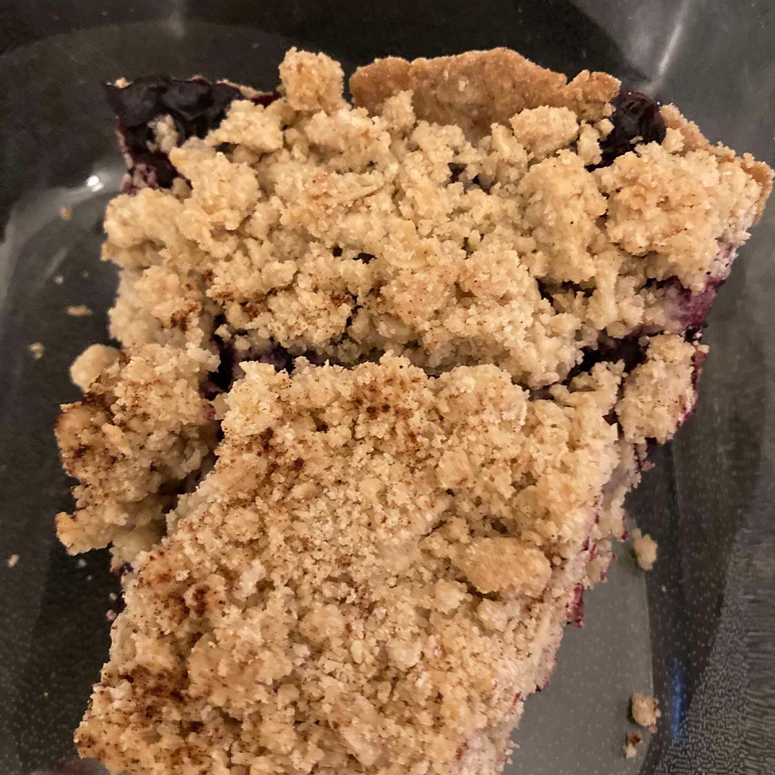Blueberry Crumble Pie by Lisa Diamond