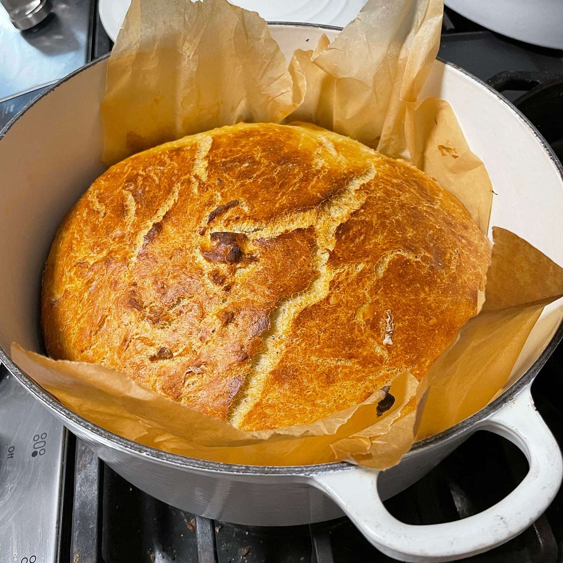 Greek country style bread