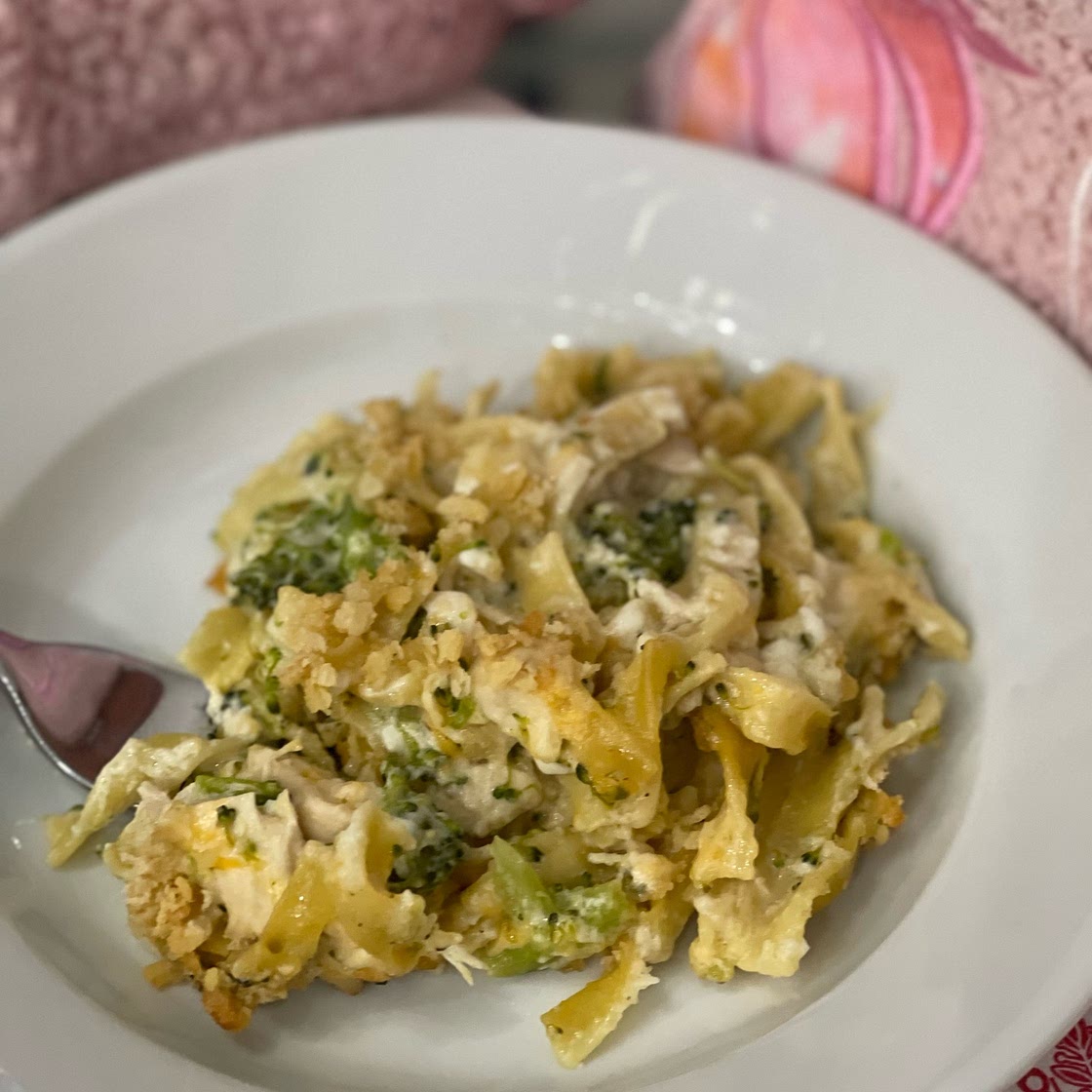 Million Dollar Chicken Noodle Bake