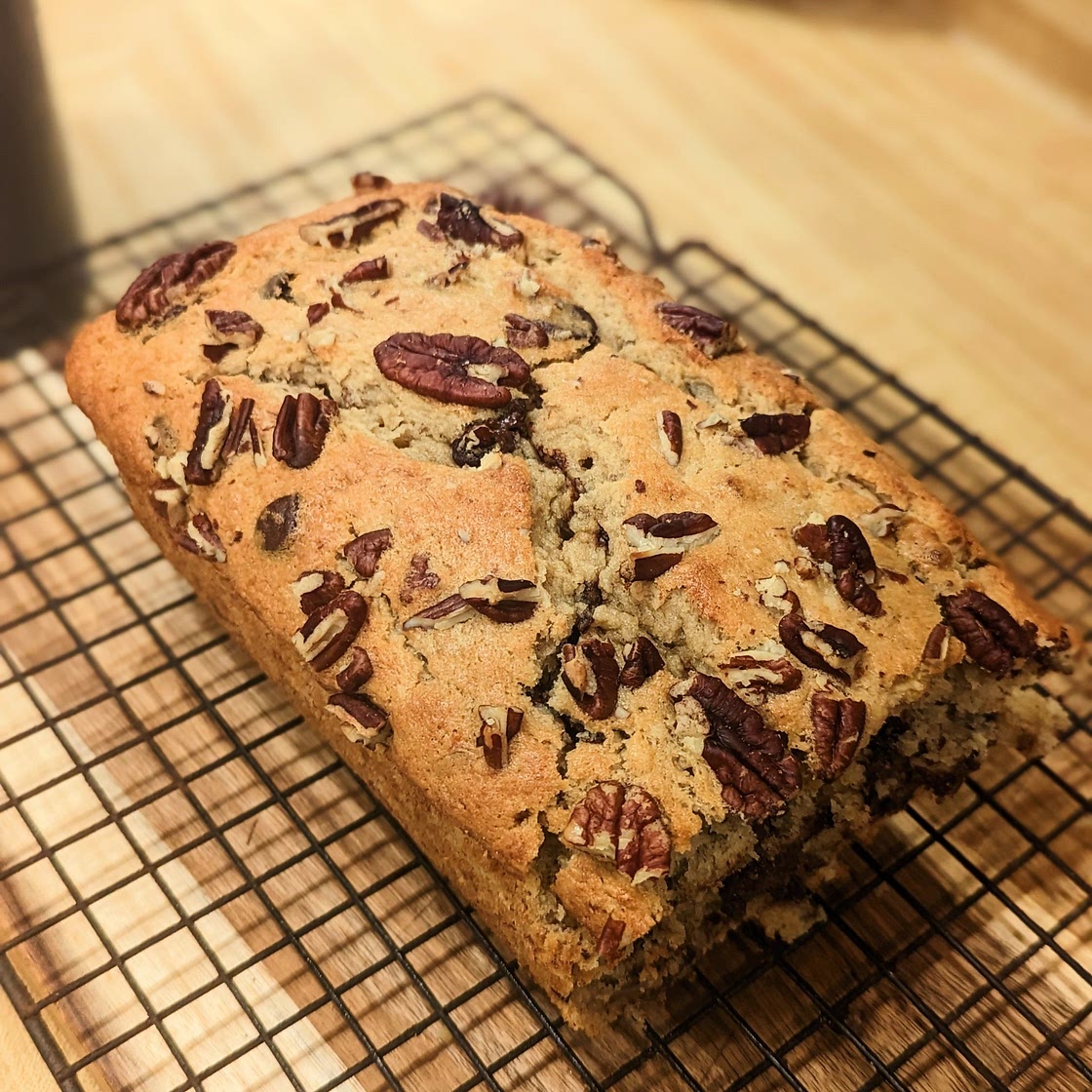 Bourbon Old Fashioned Banana Bread