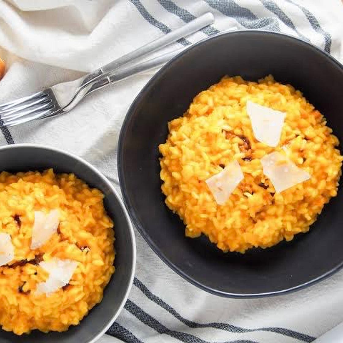 Baked Chicken and Pumpkin Risotto