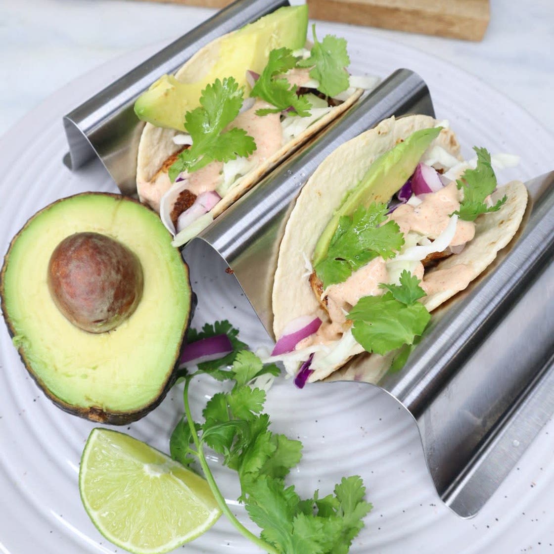 15 Minute Air Fryer Fish Tacos