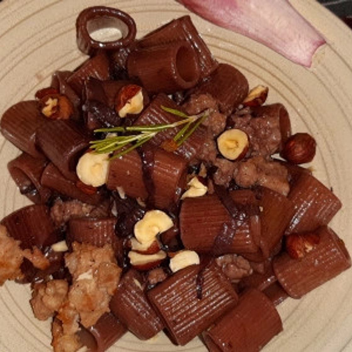 Rigatoni trevisana au vin rouge (Zanoni)