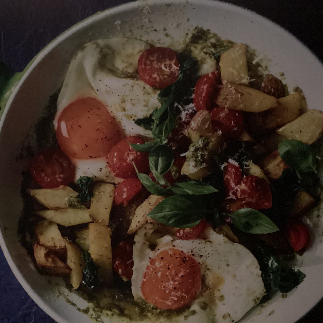 Pesto Brunch Eggs page 20 Green