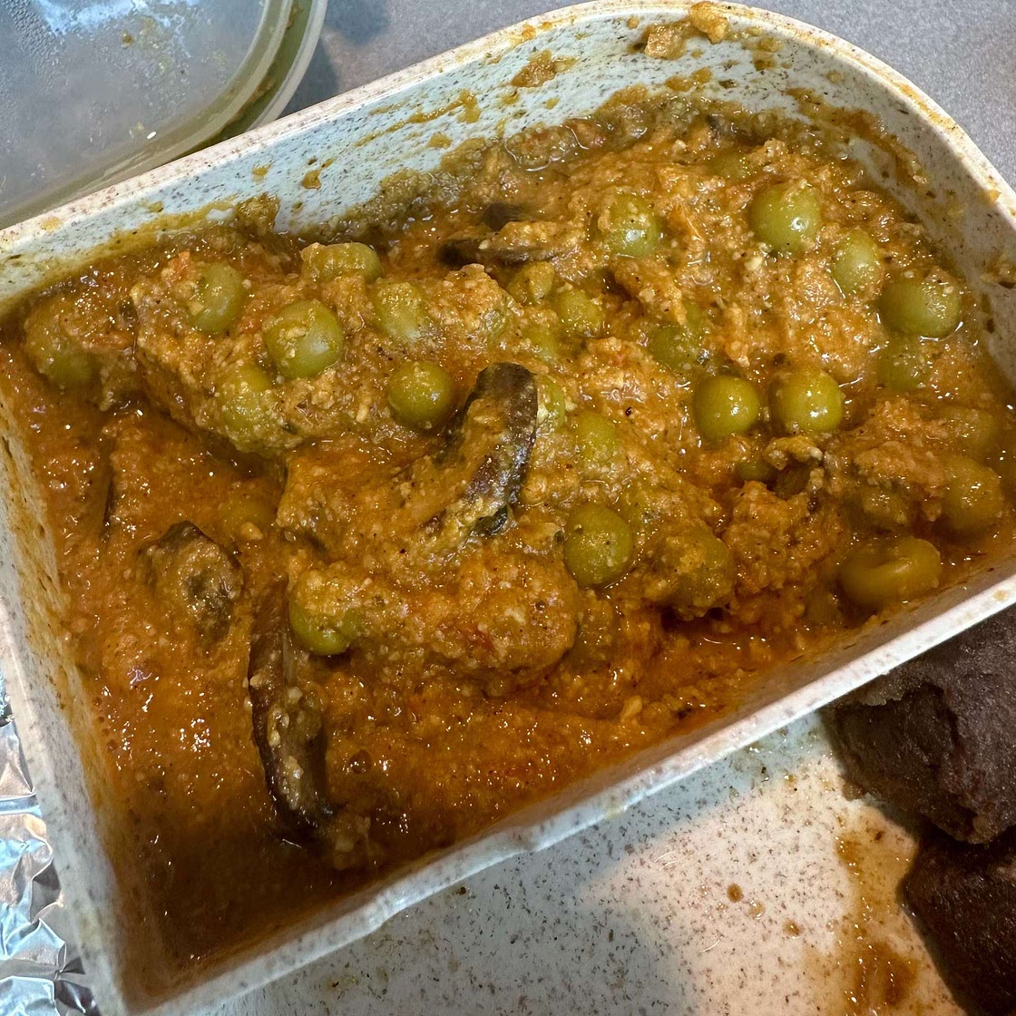 Mushroom Matar Korma