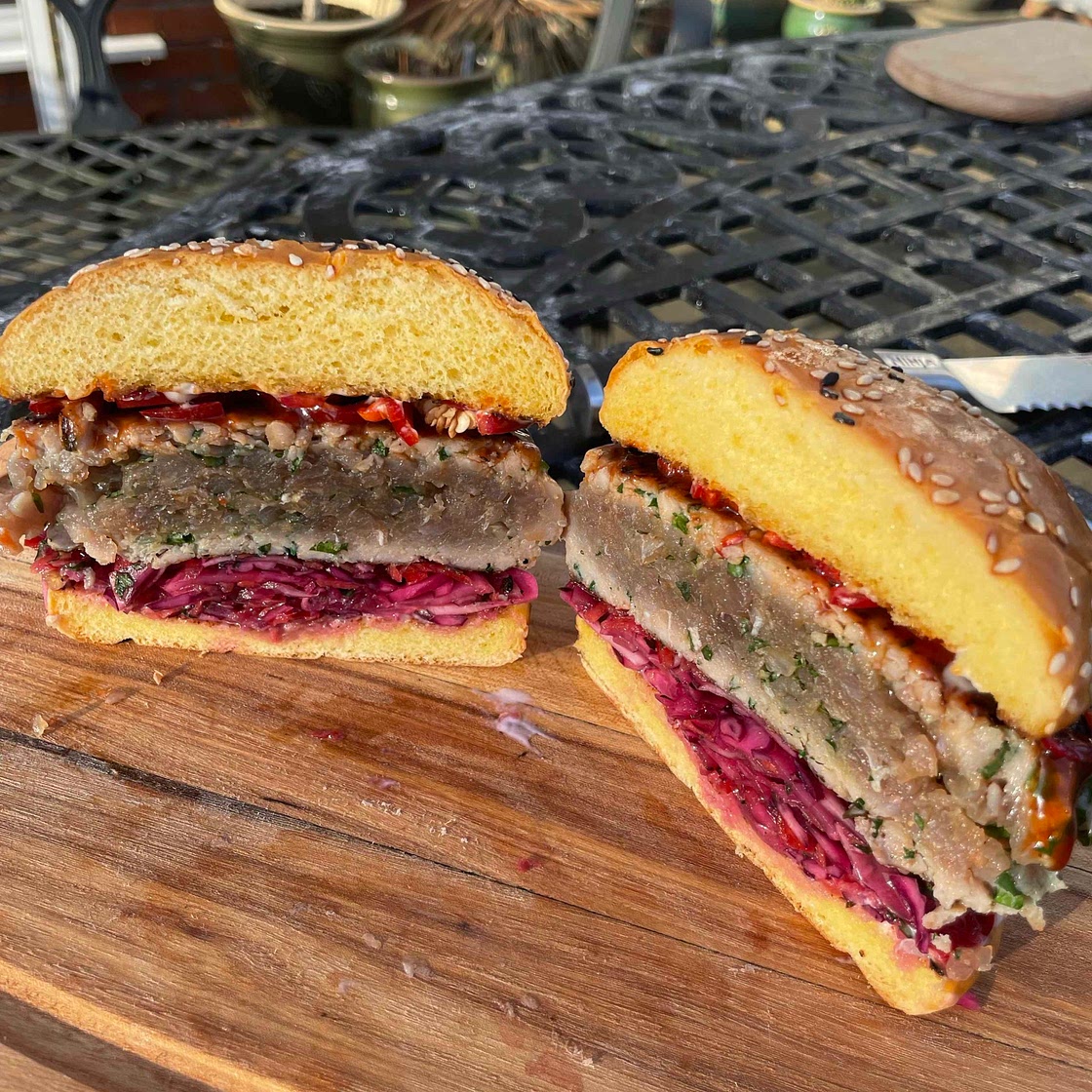Japanese-Style Tuna Burger 