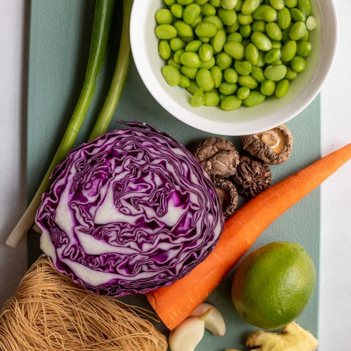 Homemade Peanut Miso Instant Noodles