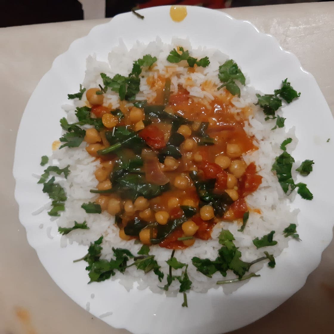 Indian Coconut Chickpea Curry (Healthy & Vegan)