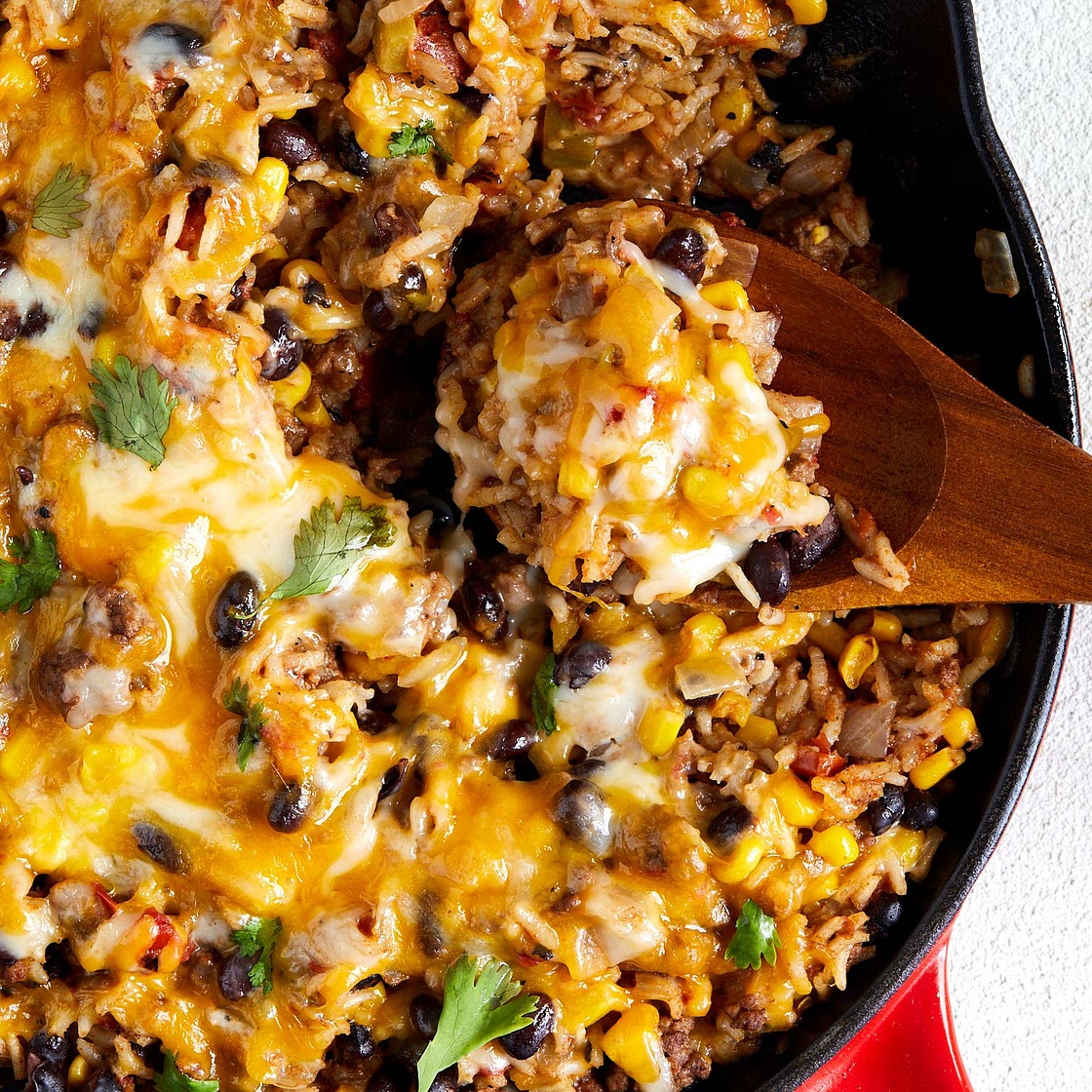 Mexican Beef 'N' Rice Skillet