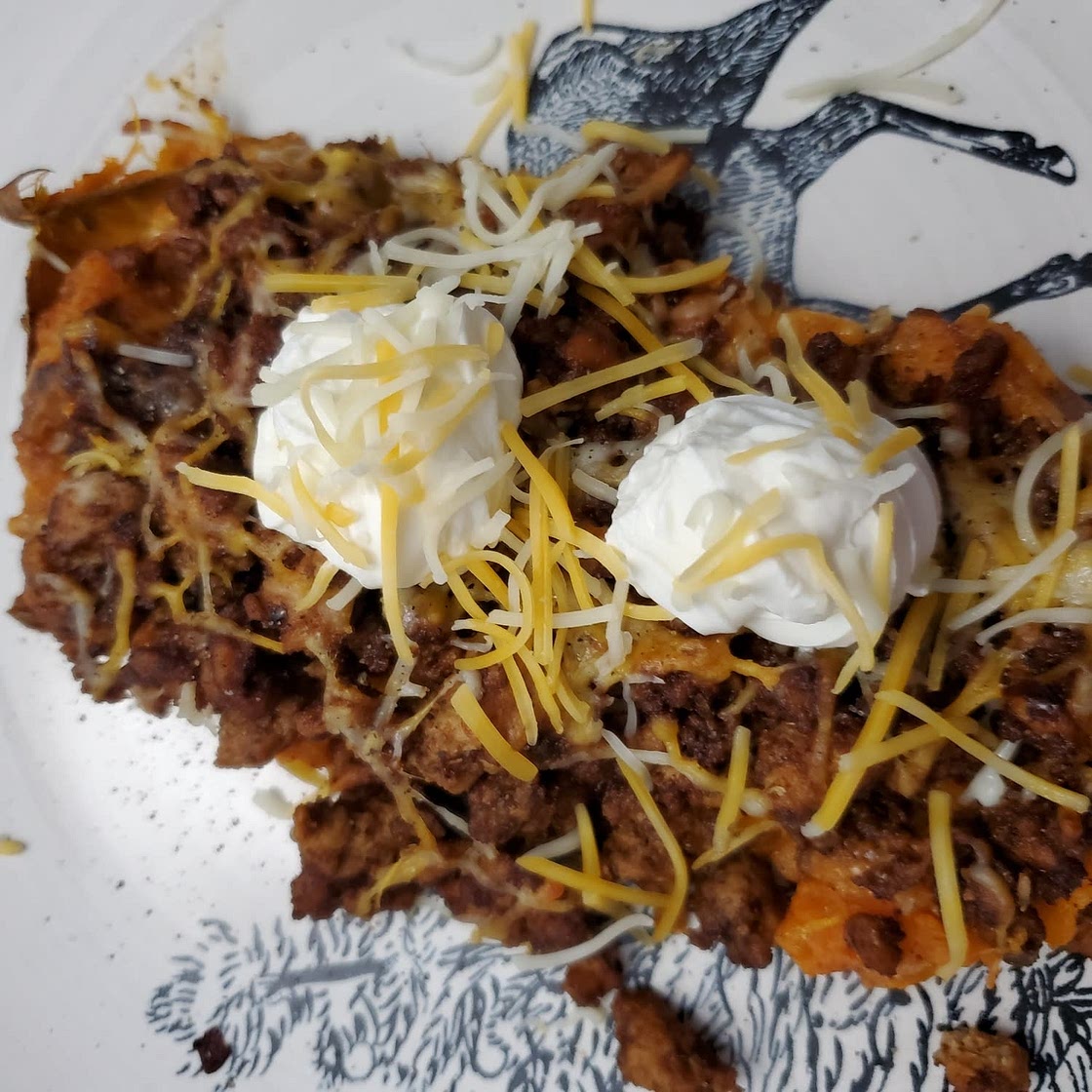 Double Baked Chipotle Chicken Sweet Potatoes