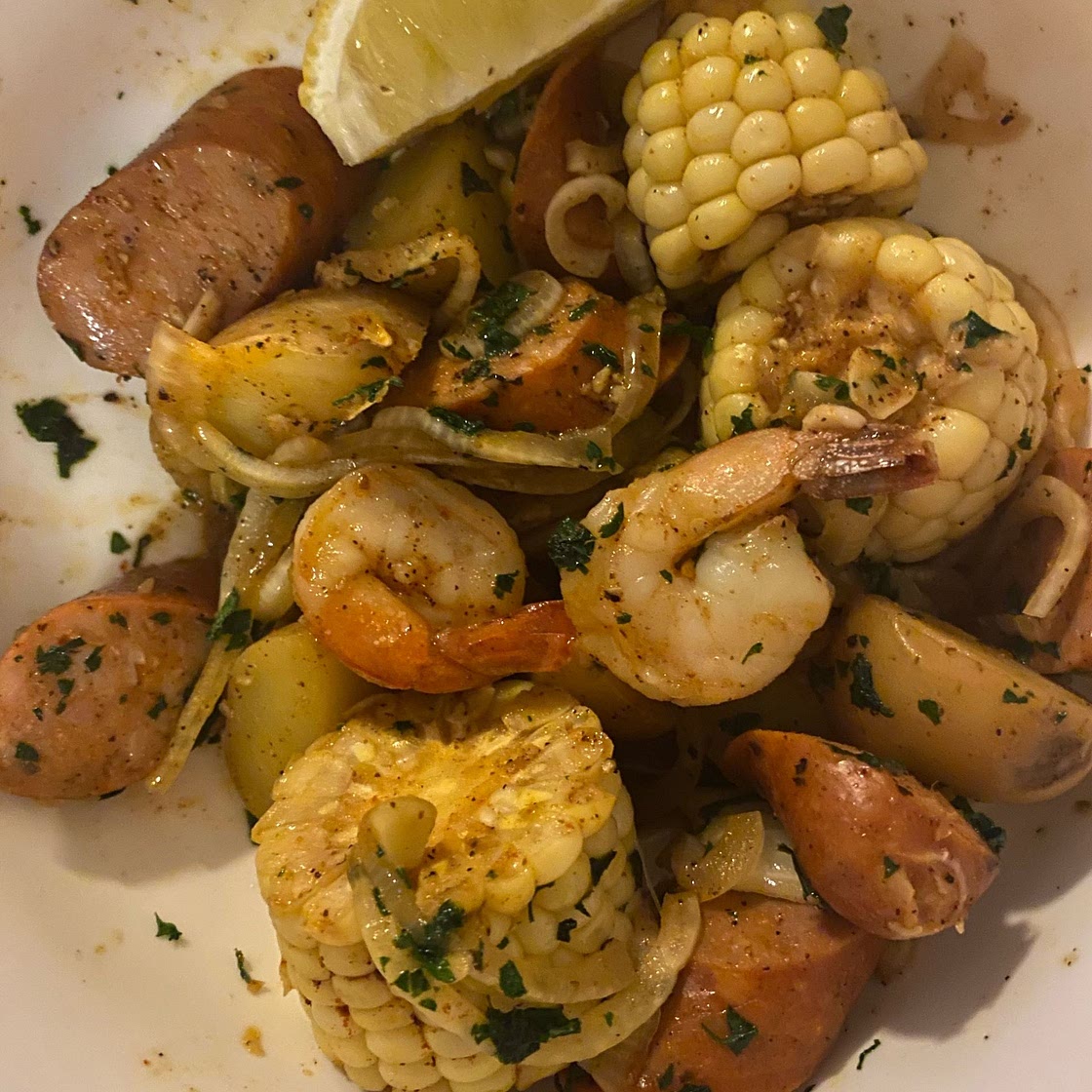 Grilled Shrimp Boil in Foil Packets