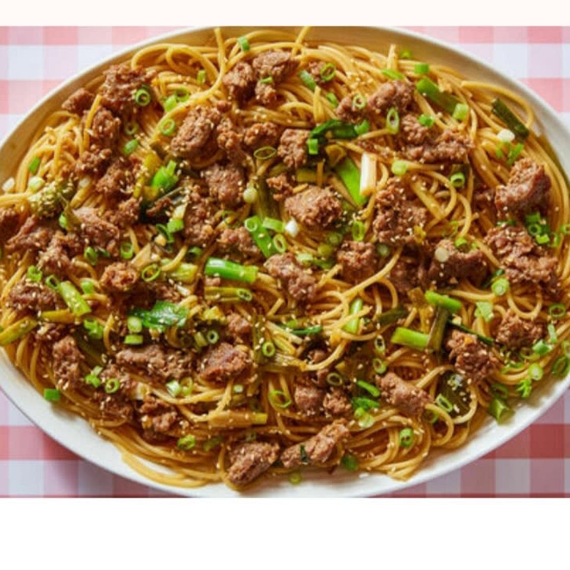 Garlic-Soy Pork Noodles