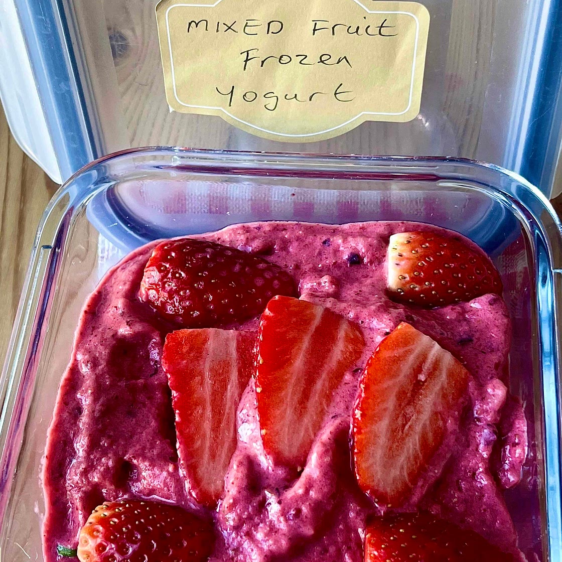 Mixed Fruit Frozen Yogurt 