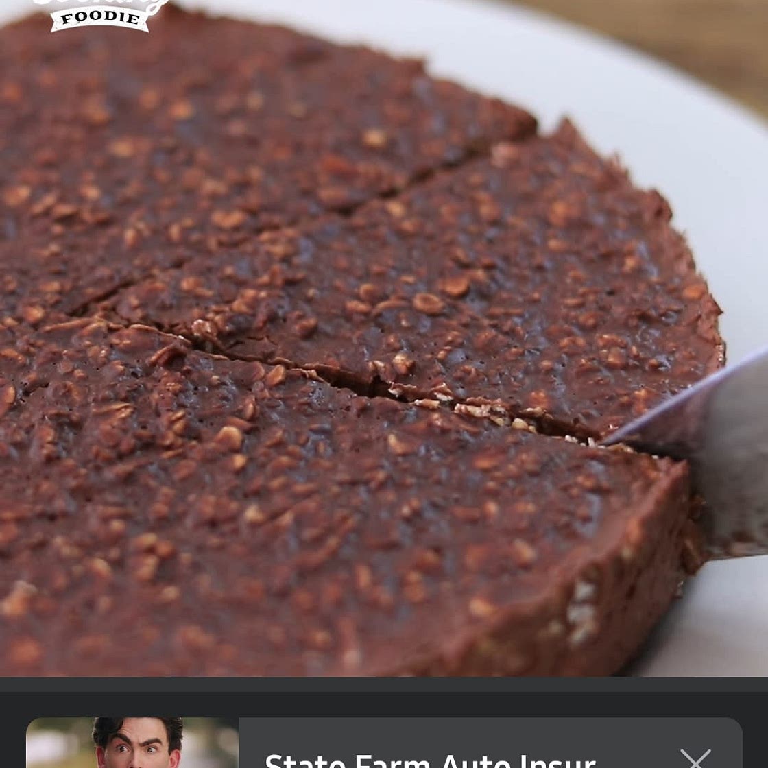 Healthy oatmeal chocolate cake