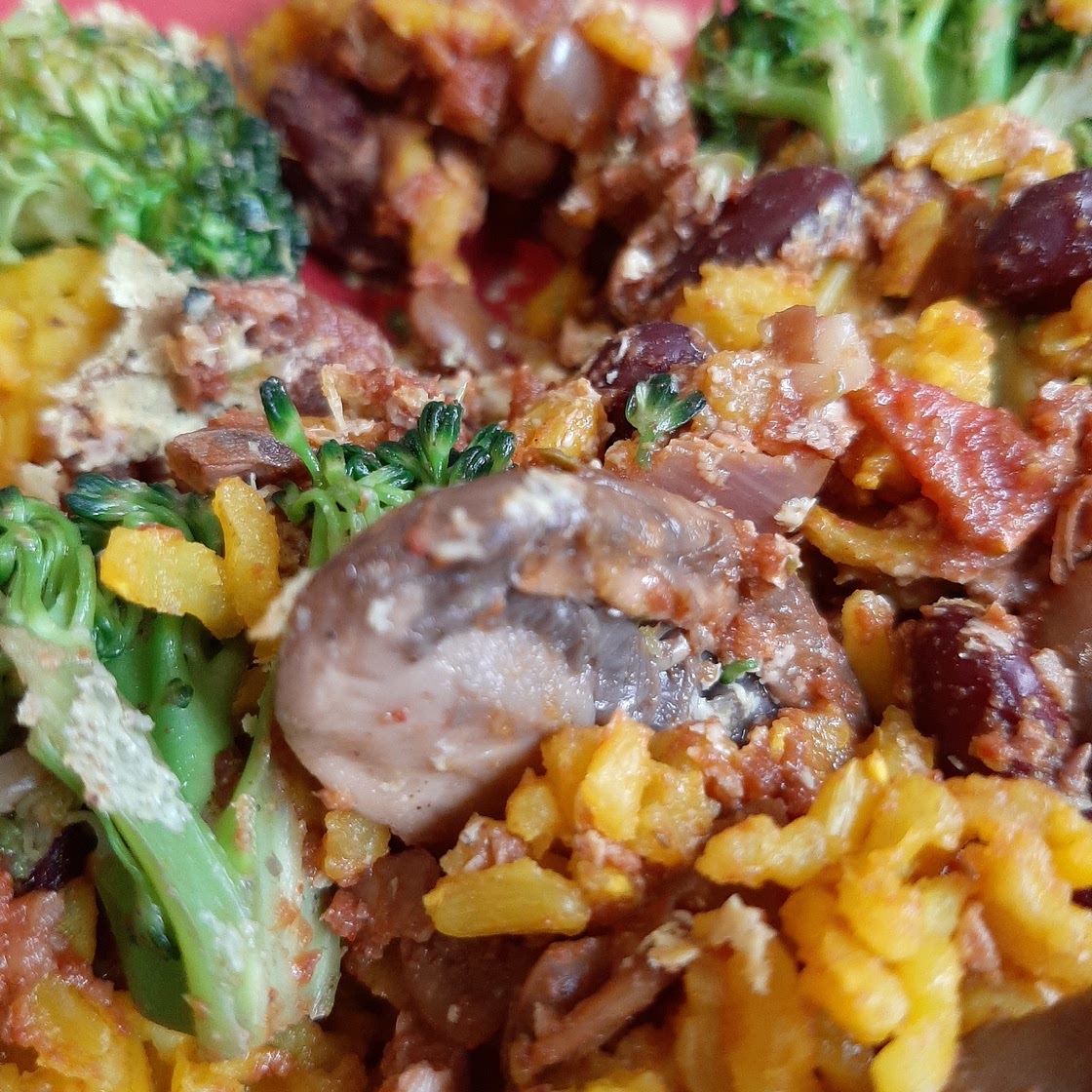 Chipotle Lentil&Beans, Rice and Veg