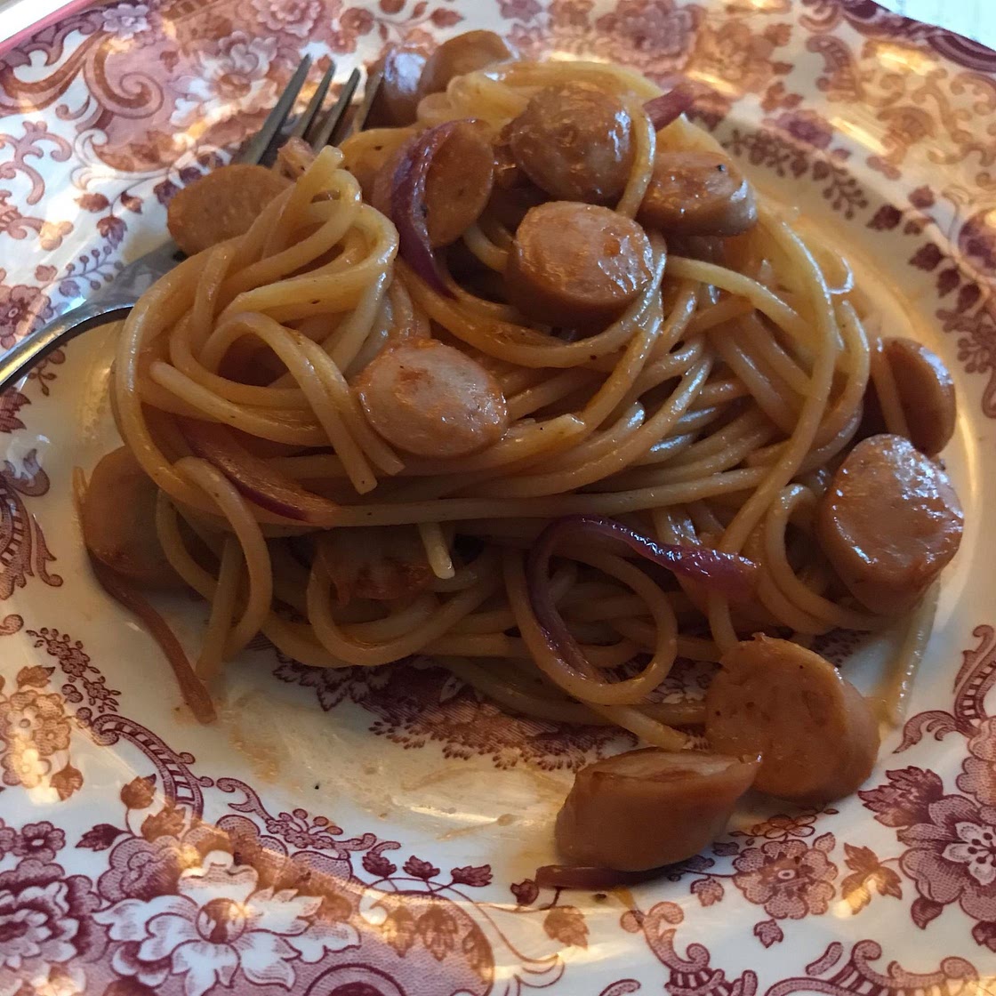 EASY SAUSAGE PASTA (Napolitan)