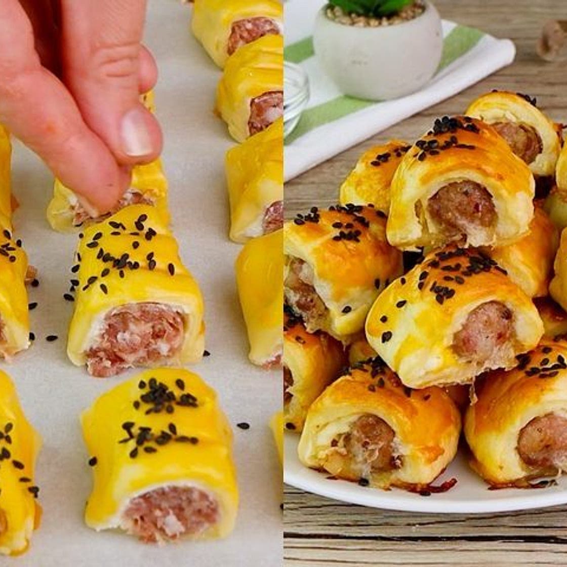 Sausage pastries: a tasty treat ready in no time!