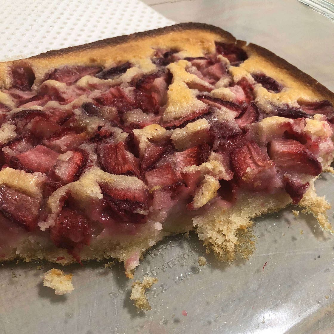 Fresh Strawberry Cobbler