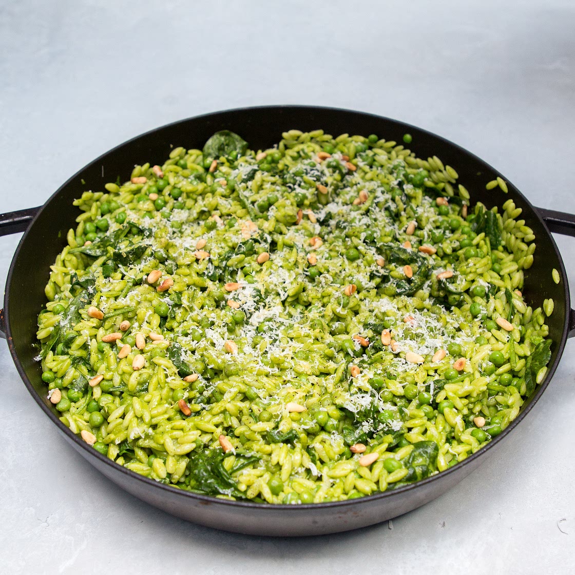 Green Summer Orzo