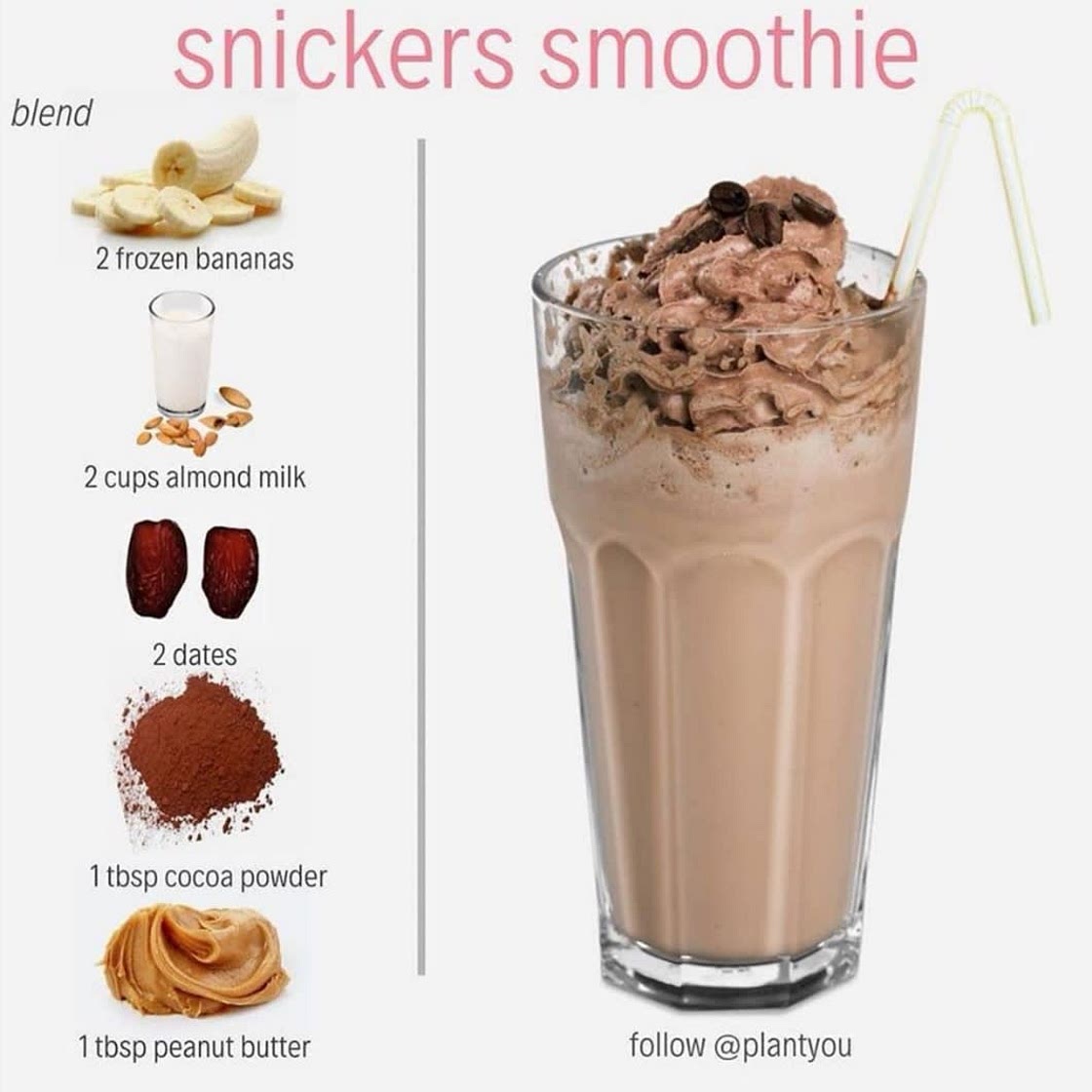 Snickers smoothie