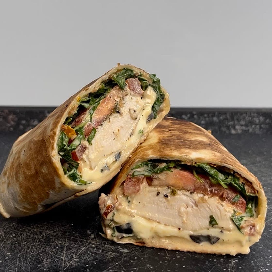 Chicken mozzarella wrap
