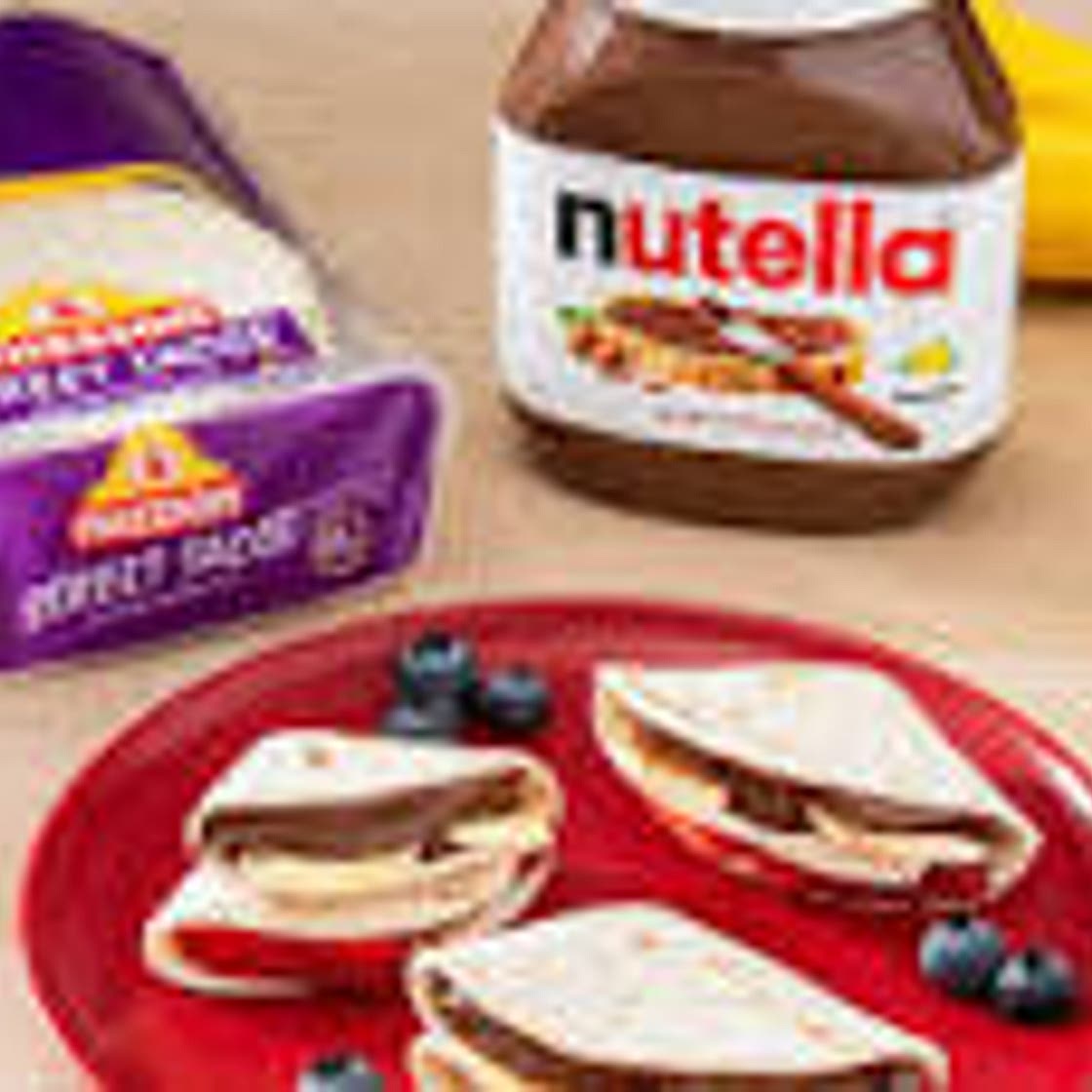 Delicous Nutella Tortillas