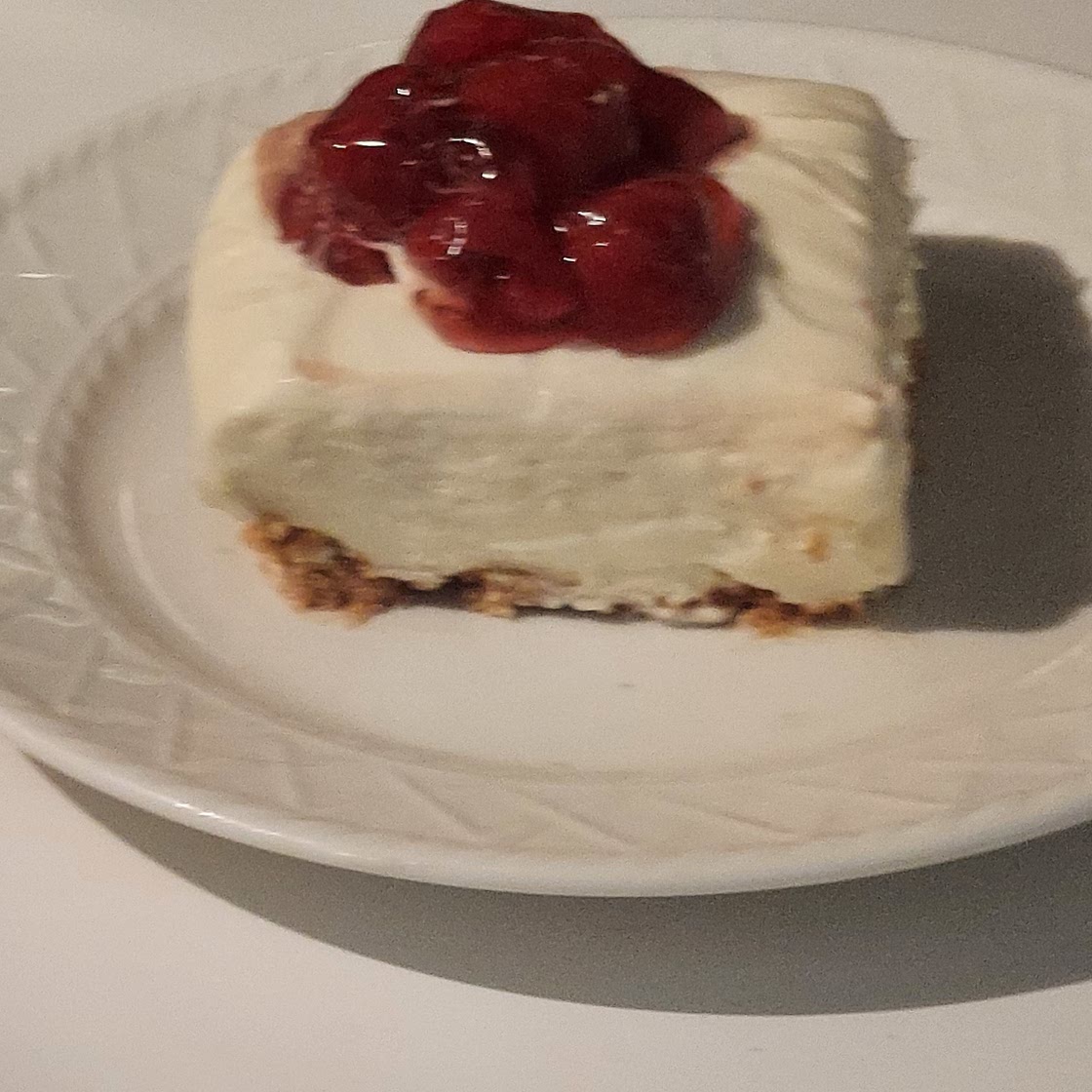 White Chocolate Cheesecake Dessert