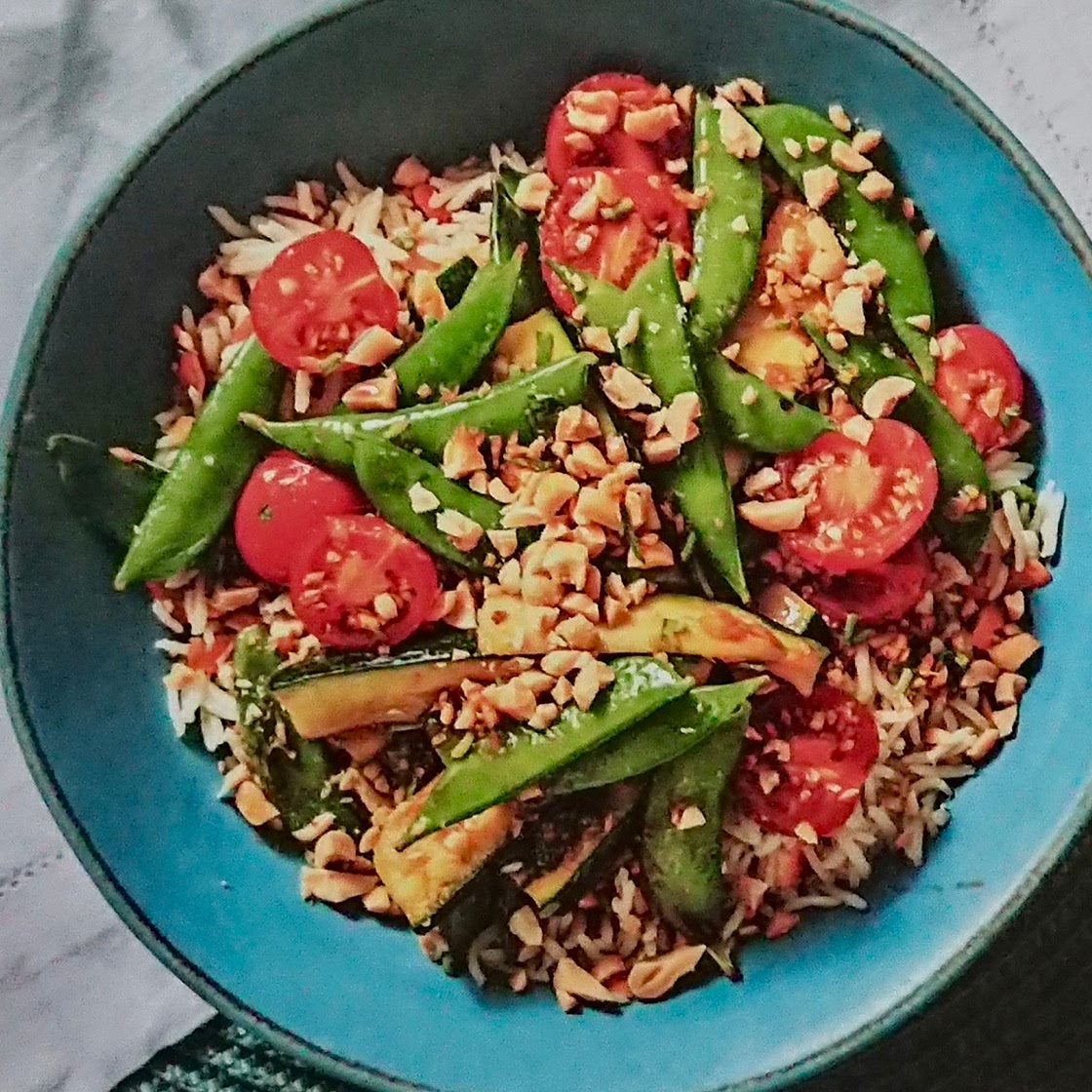 Thai Veggie Rice Bowl