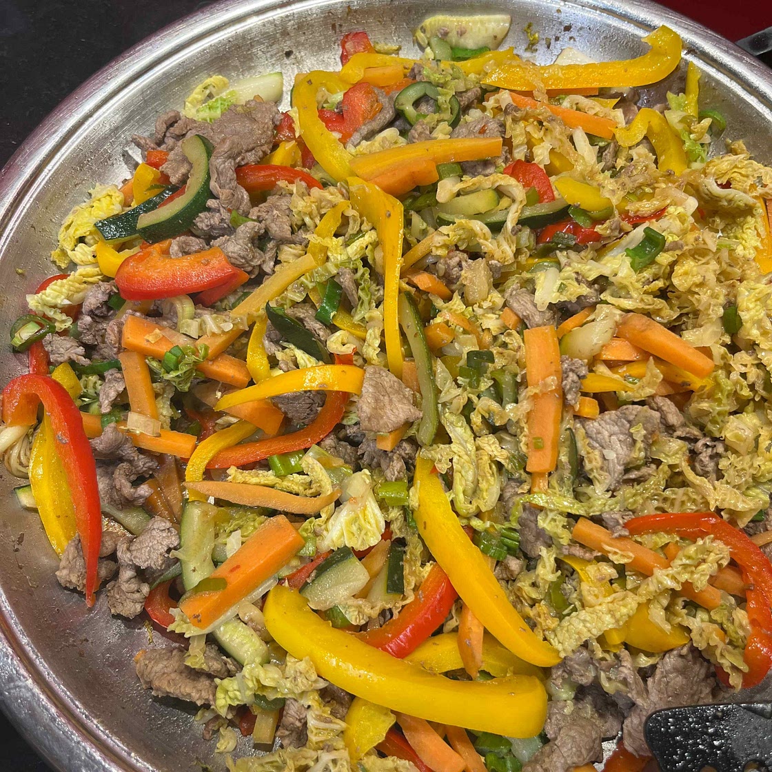Ground Beef Cabbage Stir Fry