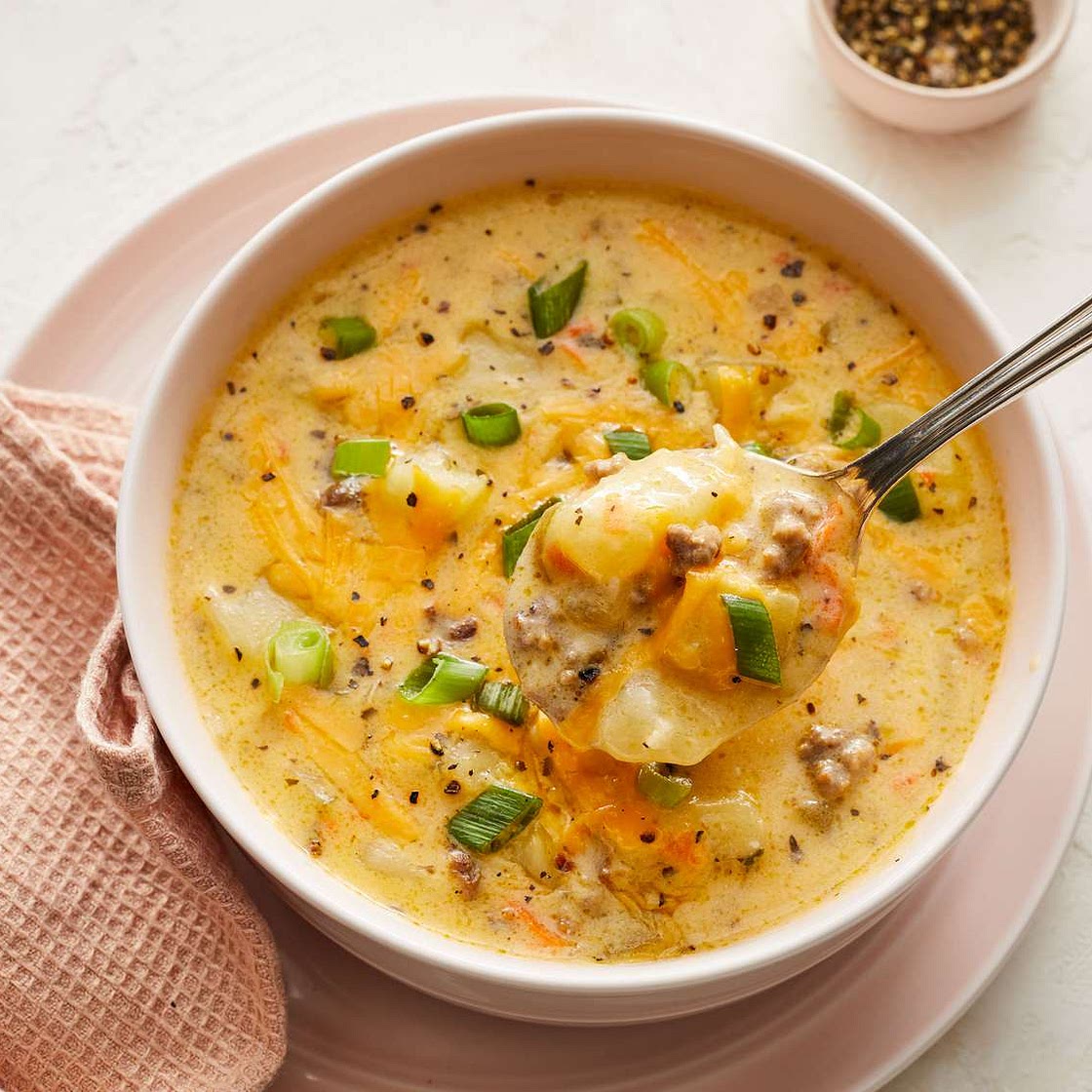 Cheeseburger Soup