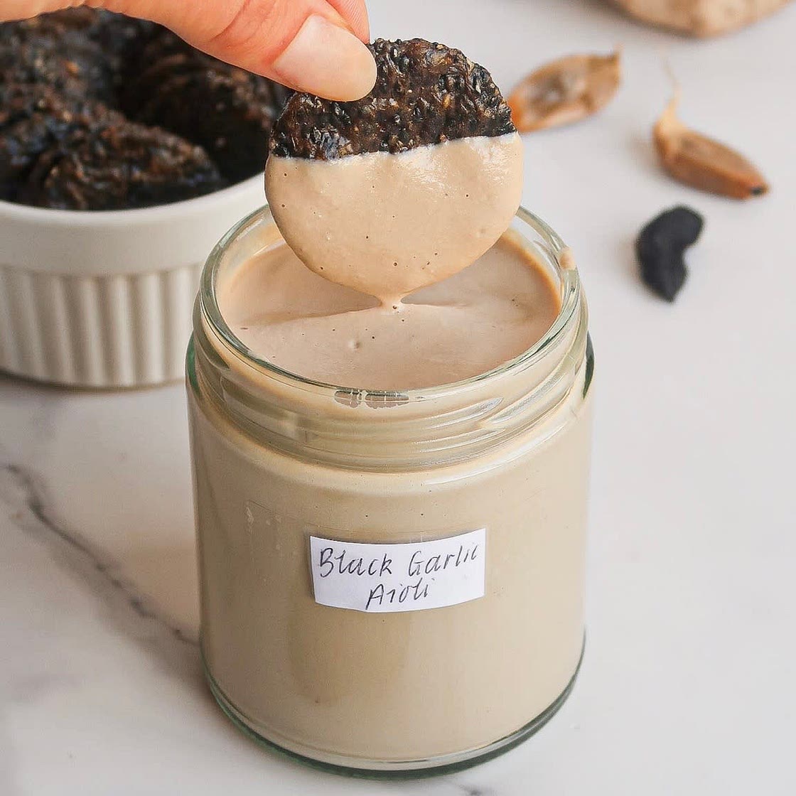 Black Garlic Vegan Aioli 
