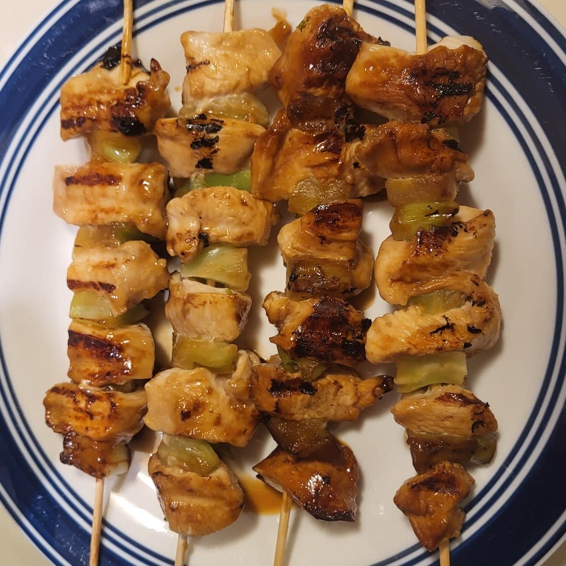 Teriyaki Chicken Skewers