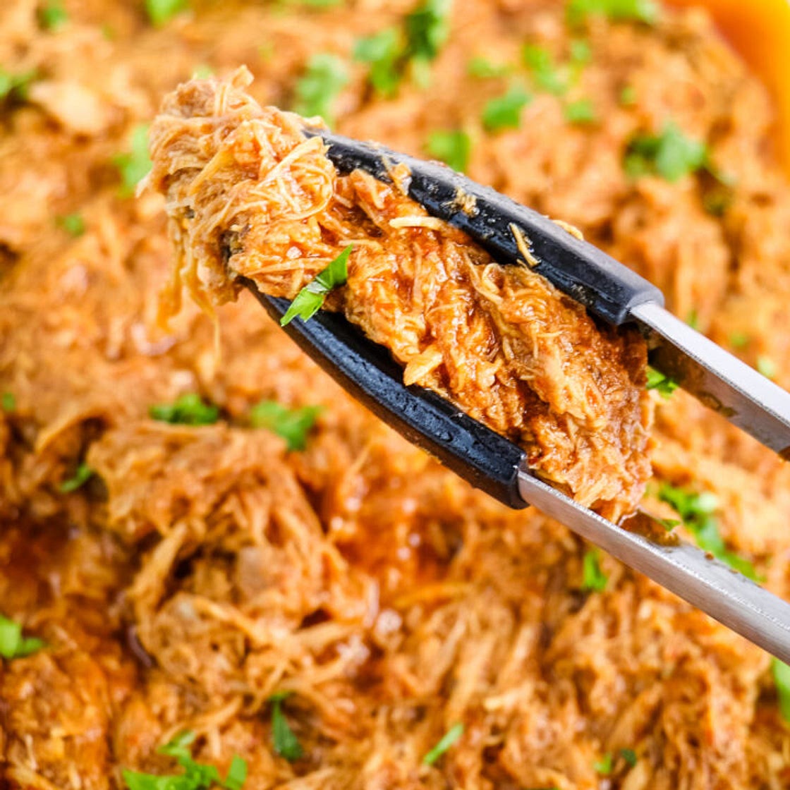 Slow Cooker Shredded BBQ Chicken