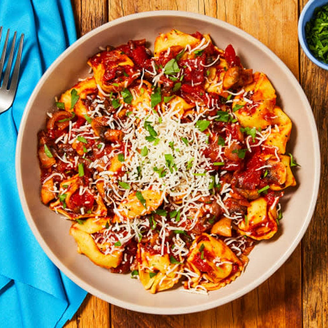 Chicken Mushroom & Tomato Tortelloni