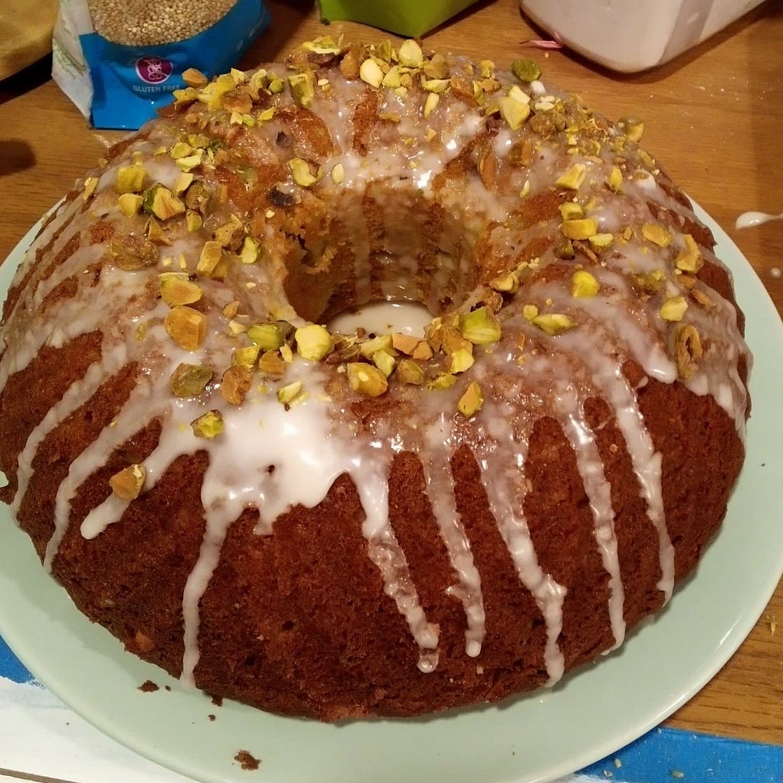 Pistachio Pudding Cake