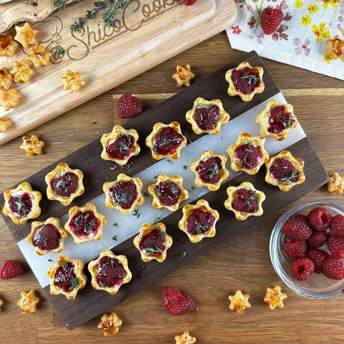 Goat Cheese Raspberry Bites