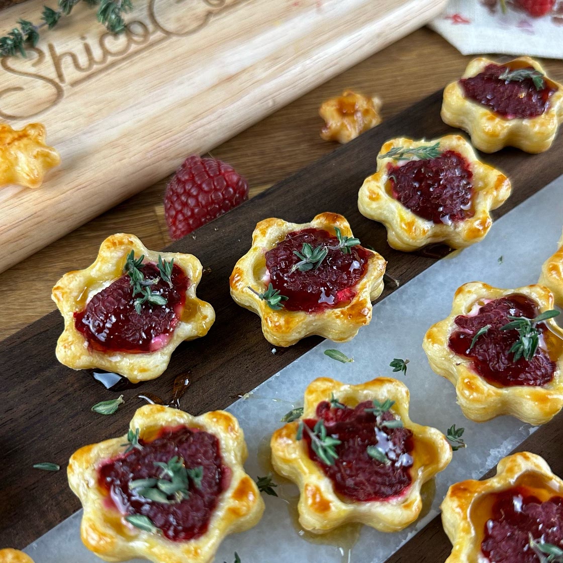 Goat Cheese Raspberry Bites
