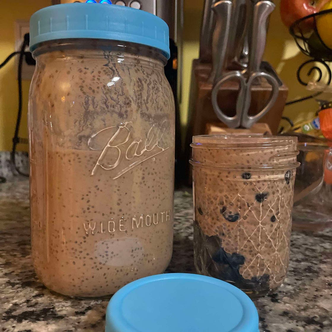 Chocolate Banana Chia Pudding 
