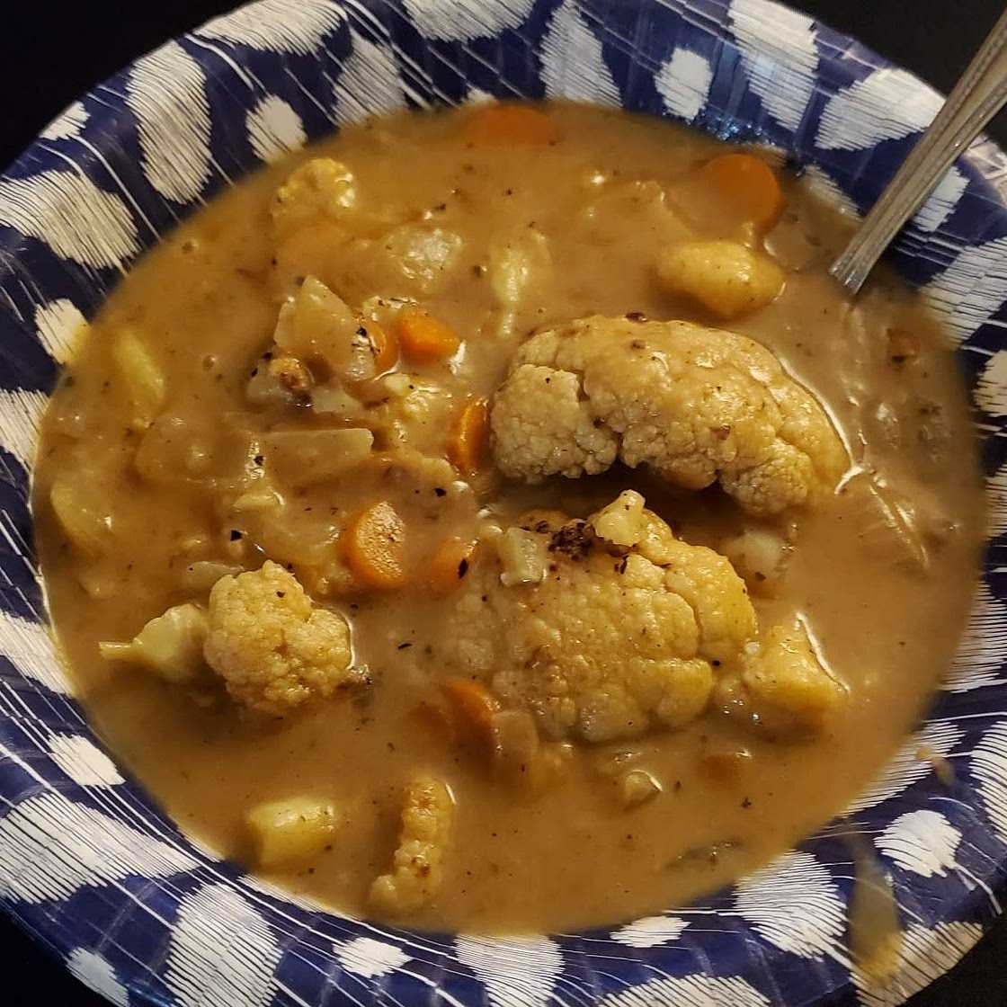 Creamy Roasted Cauliflower Chowder