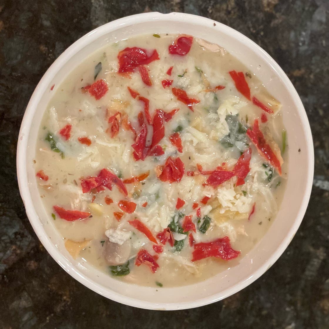 Creamy White Lasagna Soup