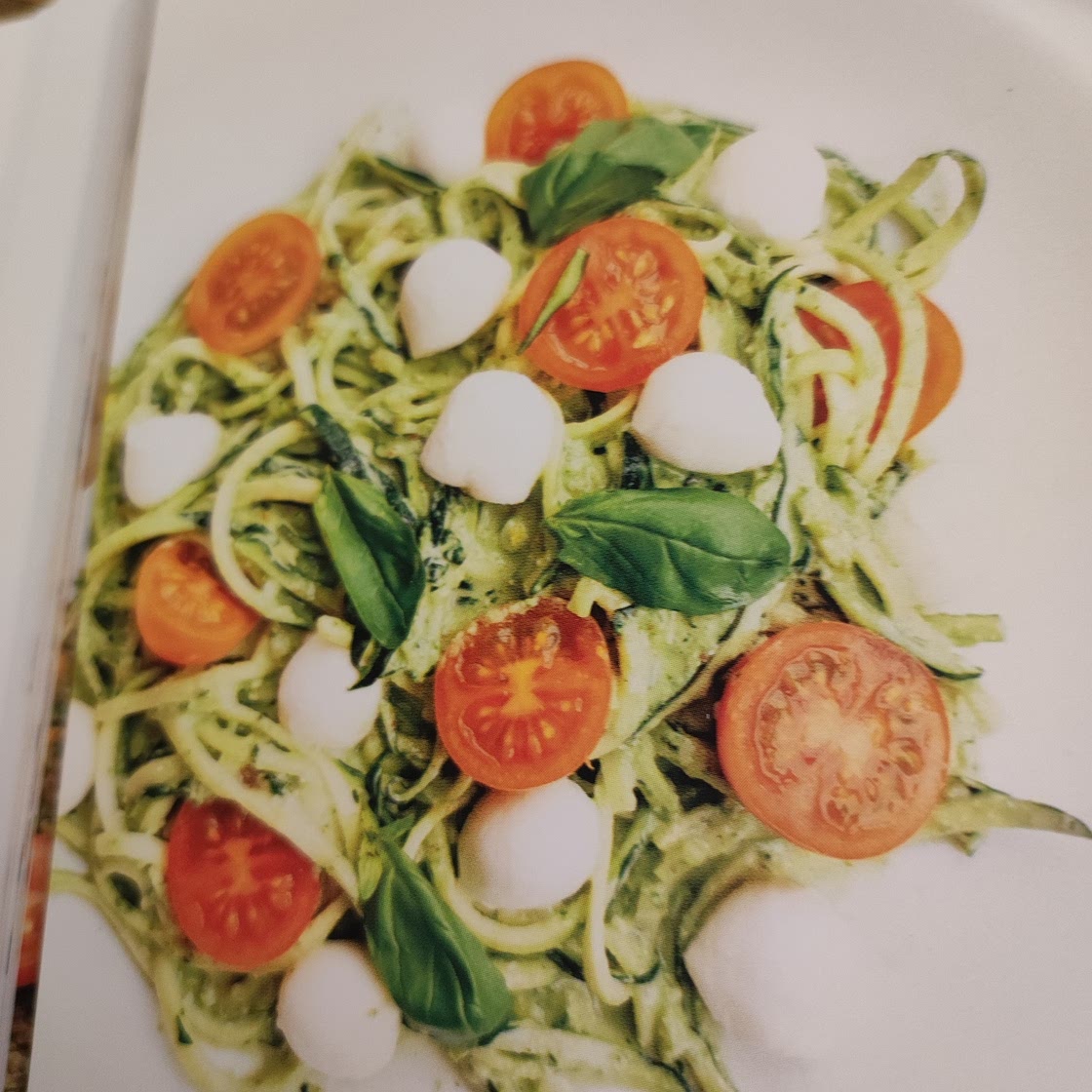Calabacettis con pesto