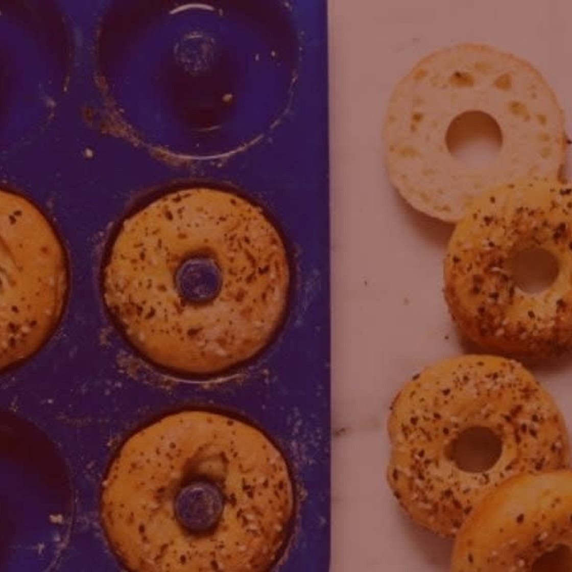 Two-ingredient-dough bagels (Weight Watchers)